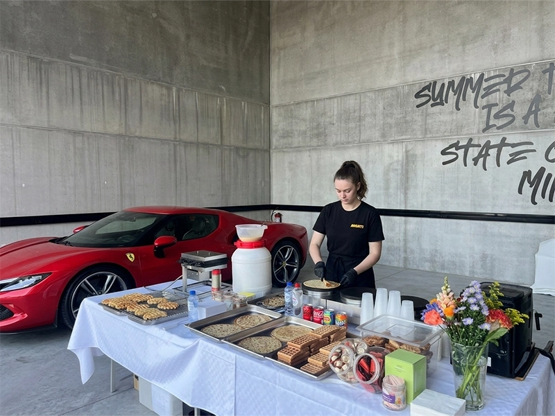 Gaufretje catering @Ferrari